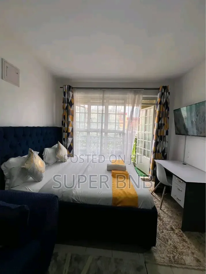 Fully Furnished Studio Air BNB Apartment to-Let in Ruaka