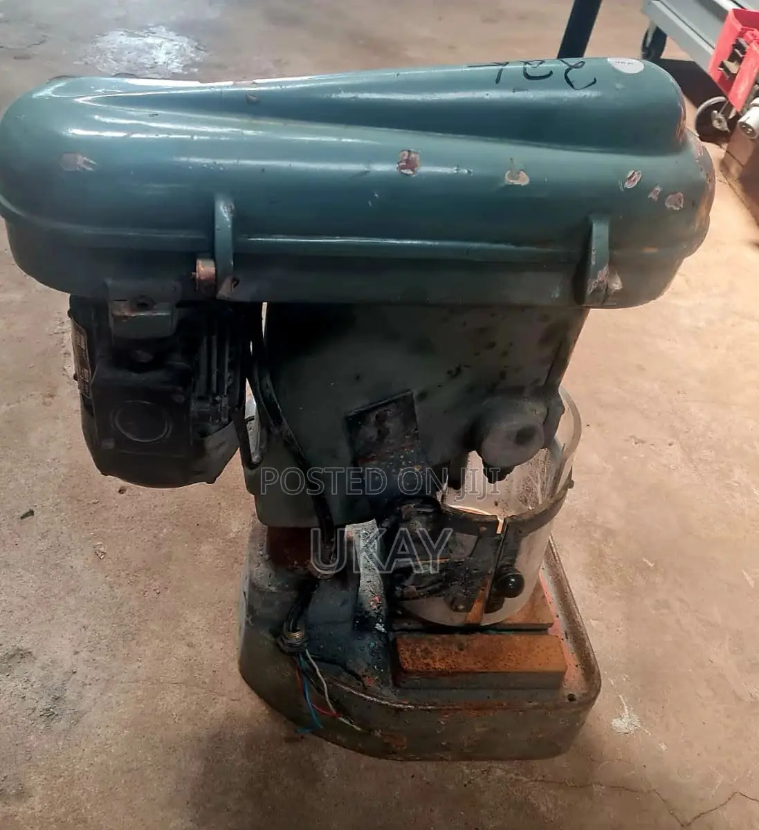 Bench Pillar Drill Green Cast-iron Top Cover.