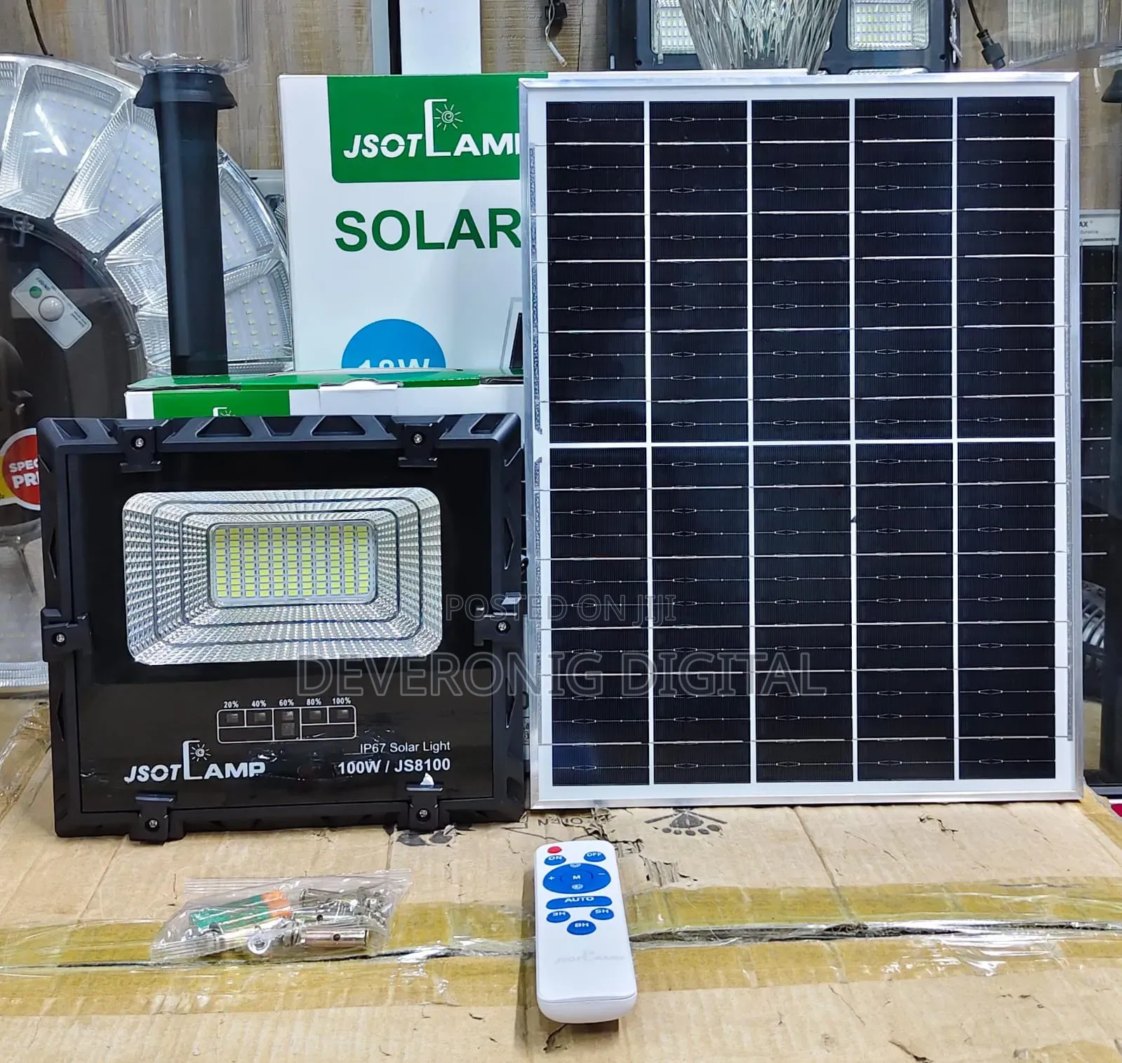 100w Js Solar Floodlight