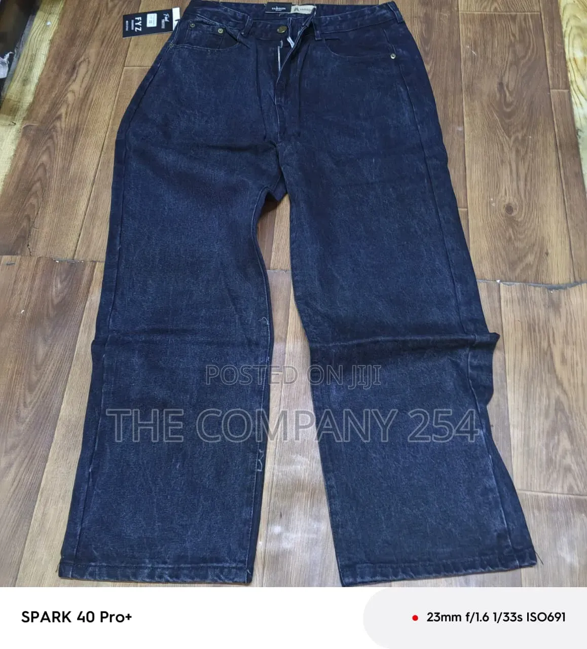 Quality Casual Designer Plain Men Baggy Denim Jeans