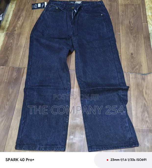 Quality Casual Designer Plain Men Baggy Denim Jeans