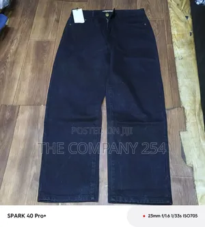 Quality Casual Designer Plain Men Baggy Denim Jeans