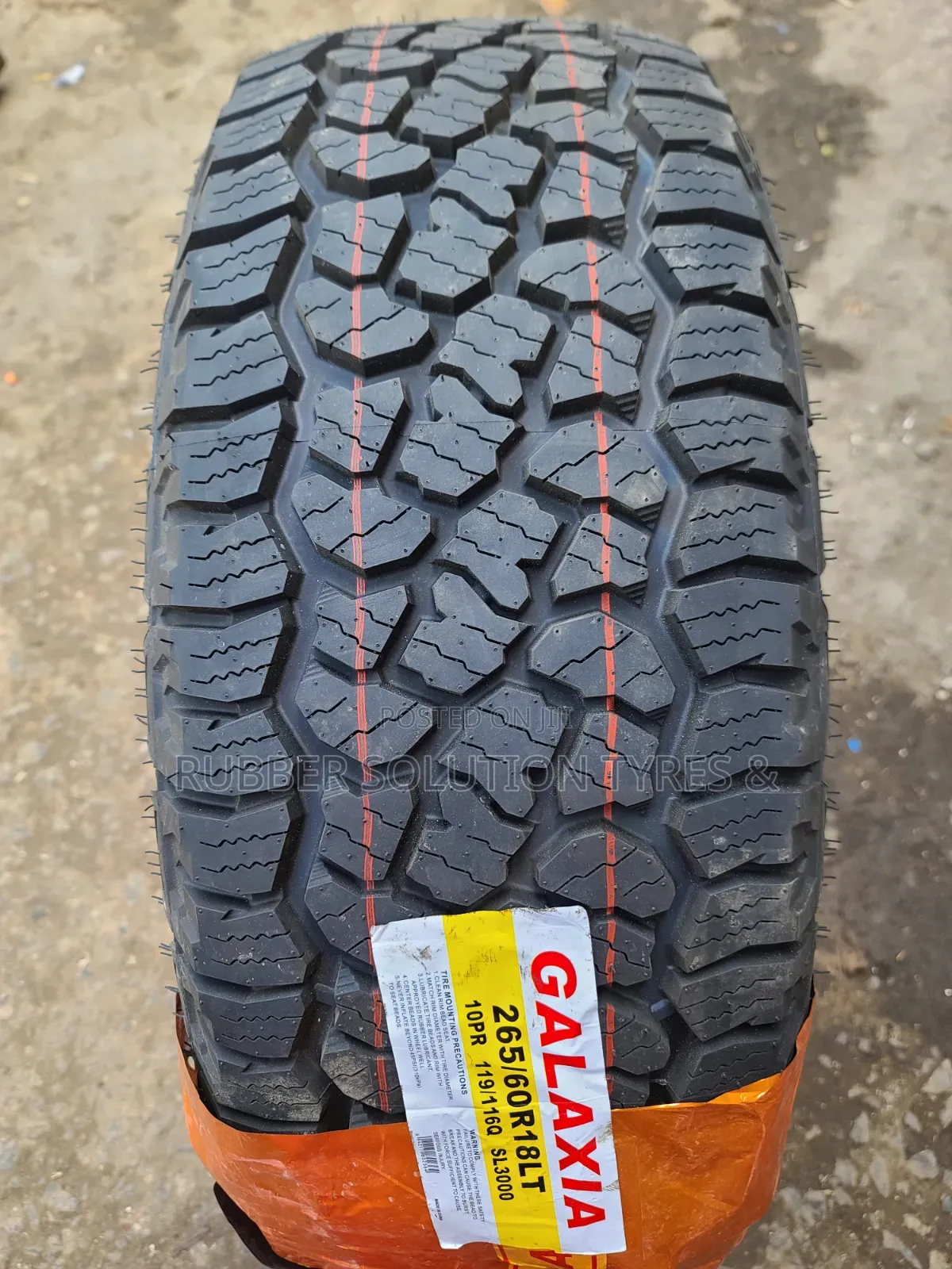 265 /60 R18 Galaxia Tyres Lt 10pr All-Terrain