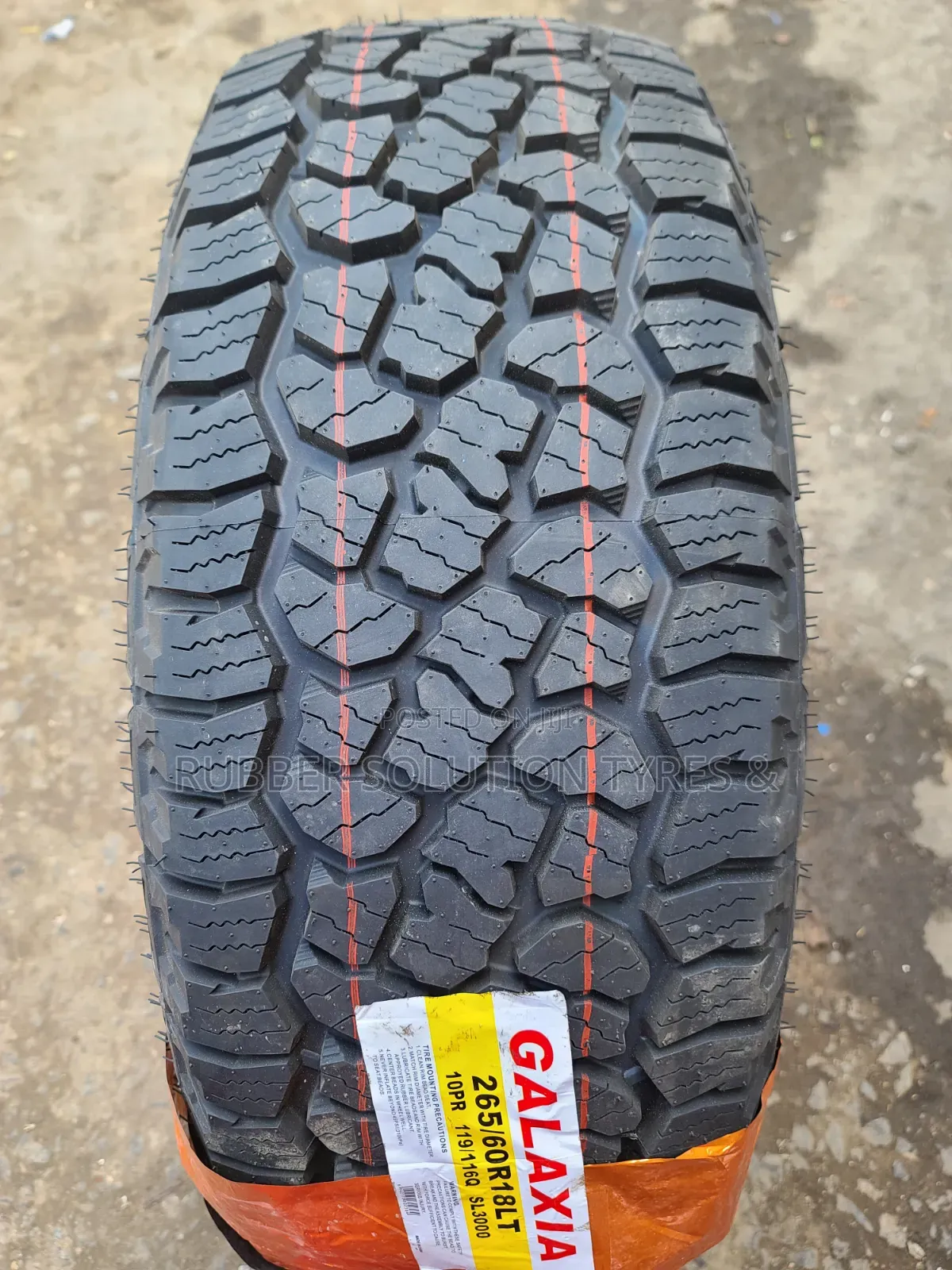 265 /60 R18 Galaxia Tyres Lt 10pr All-Terrain