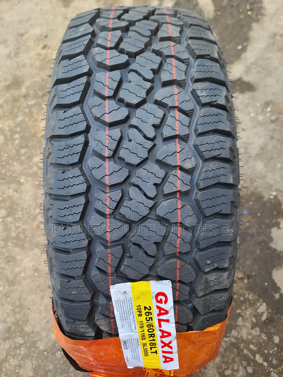 265 /60 R18 Galaxia Tyres Lt 10pr All-Terrain
