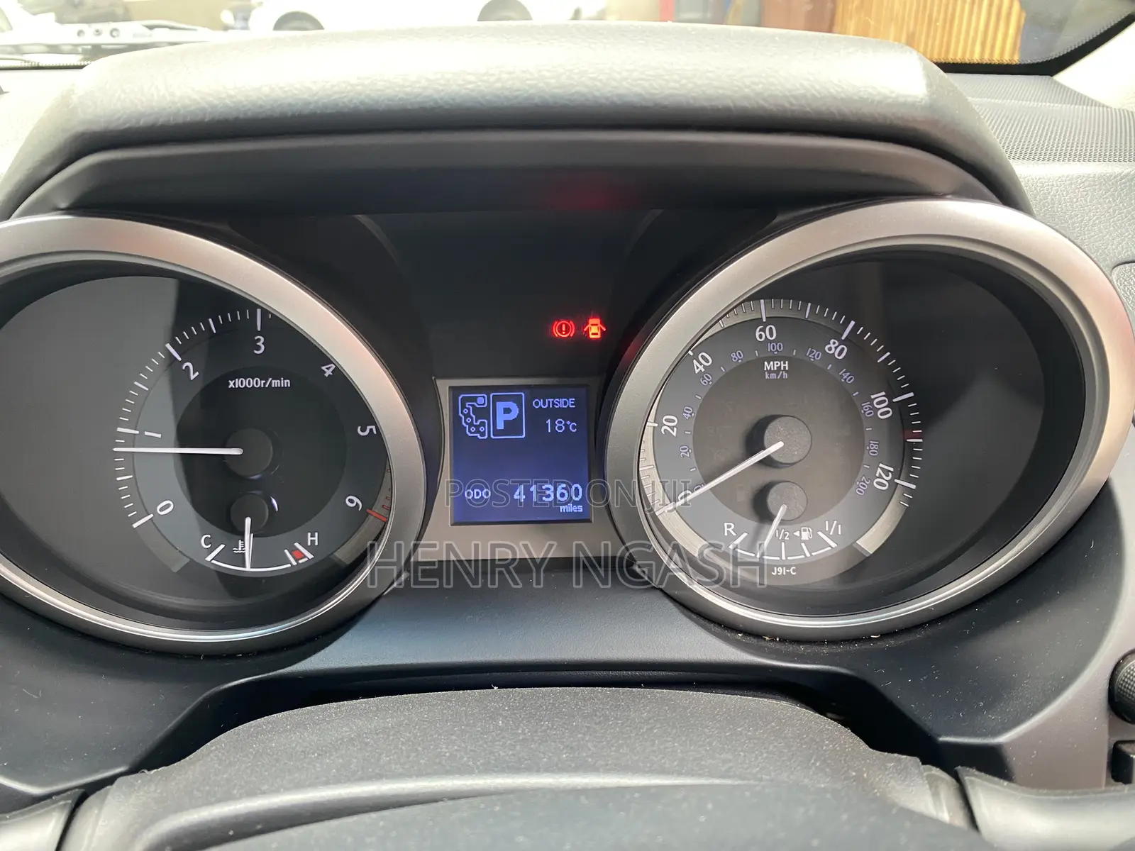 Toyota Land Cruiser Prado 2016 Black