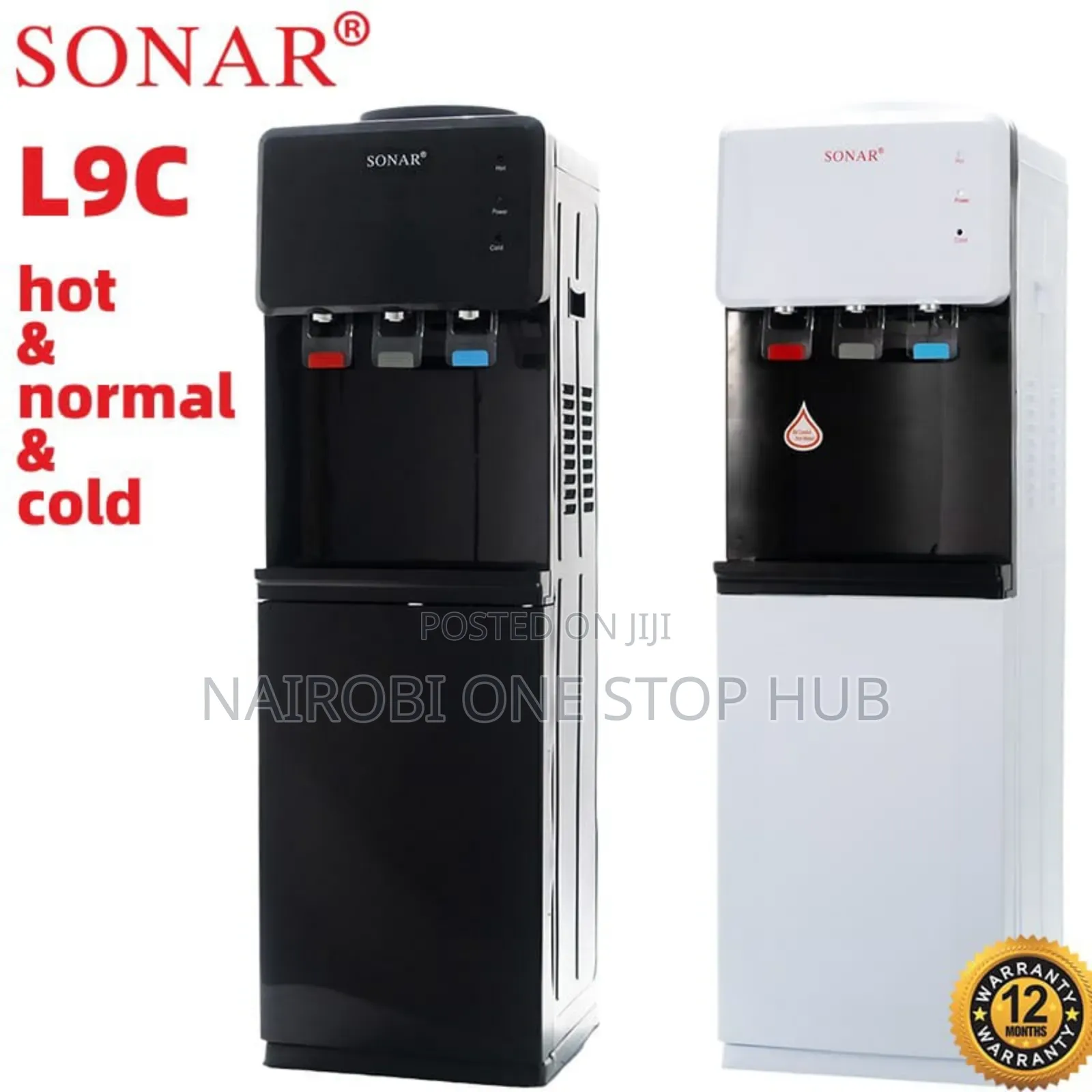Sonar Water Dispenser 3 Taps
