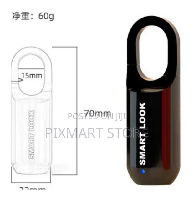 Smart Fingerprint Padlock With Usb Rechargeable Battery