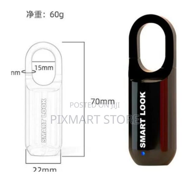 Smart Fingerprint Padlock With Usb Rechargeable Battery - thumbnail 2