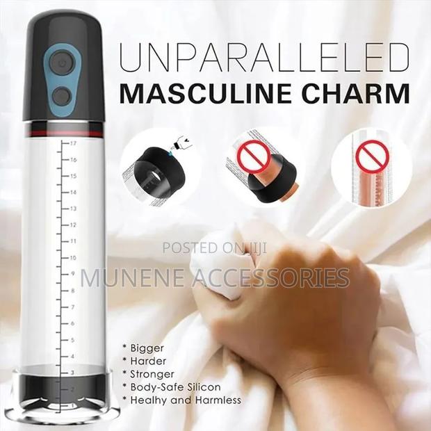 Electric Penis Enlargement Vacuum Pump 4 Suction With Digital Display,