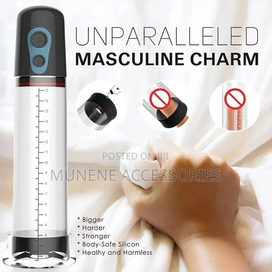 Electric Penis Enlargement Vacuum Pump 4 Suction With Digital Display,
