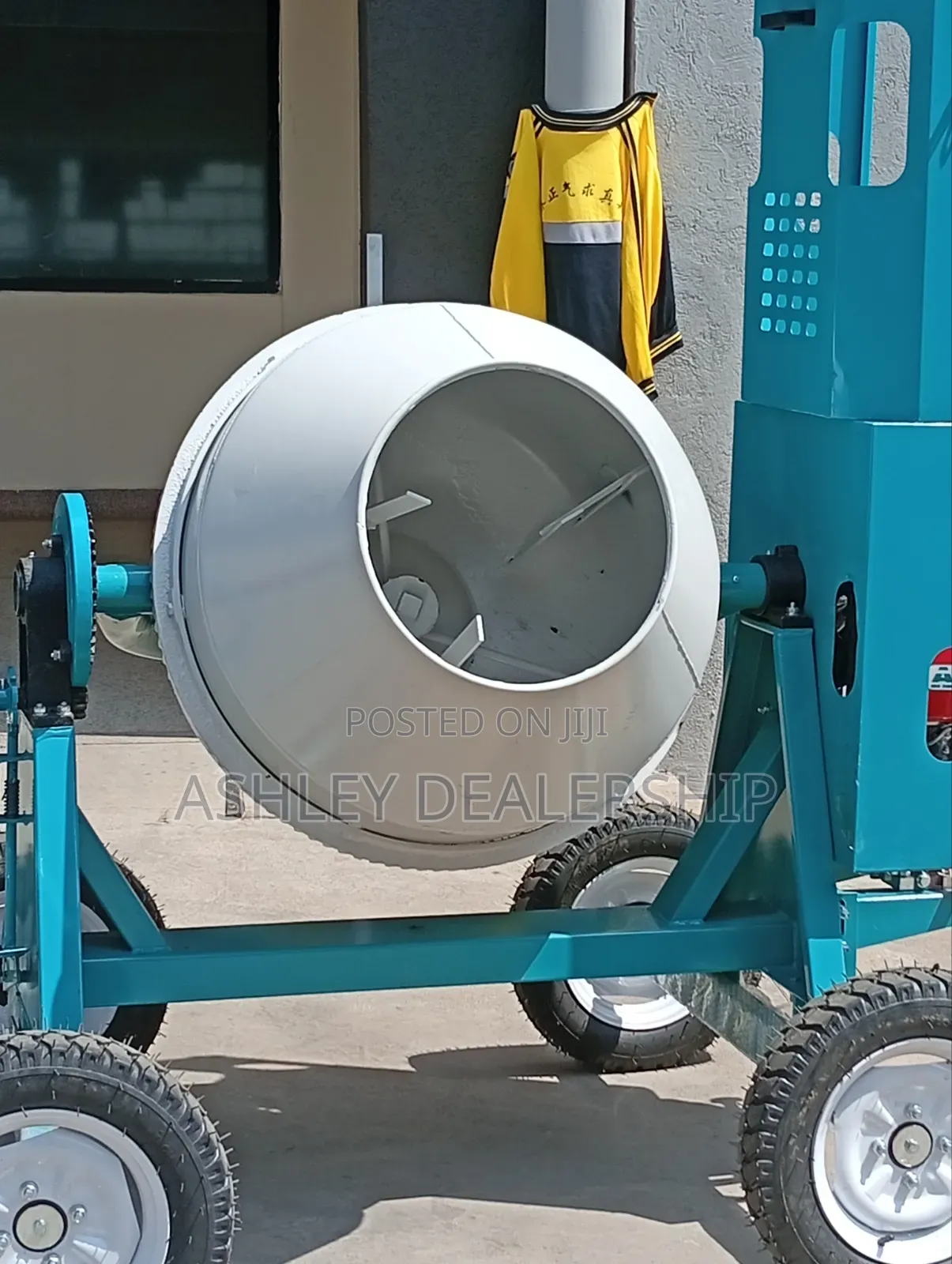 Portable 4-Wheel Site Concrete Mixer