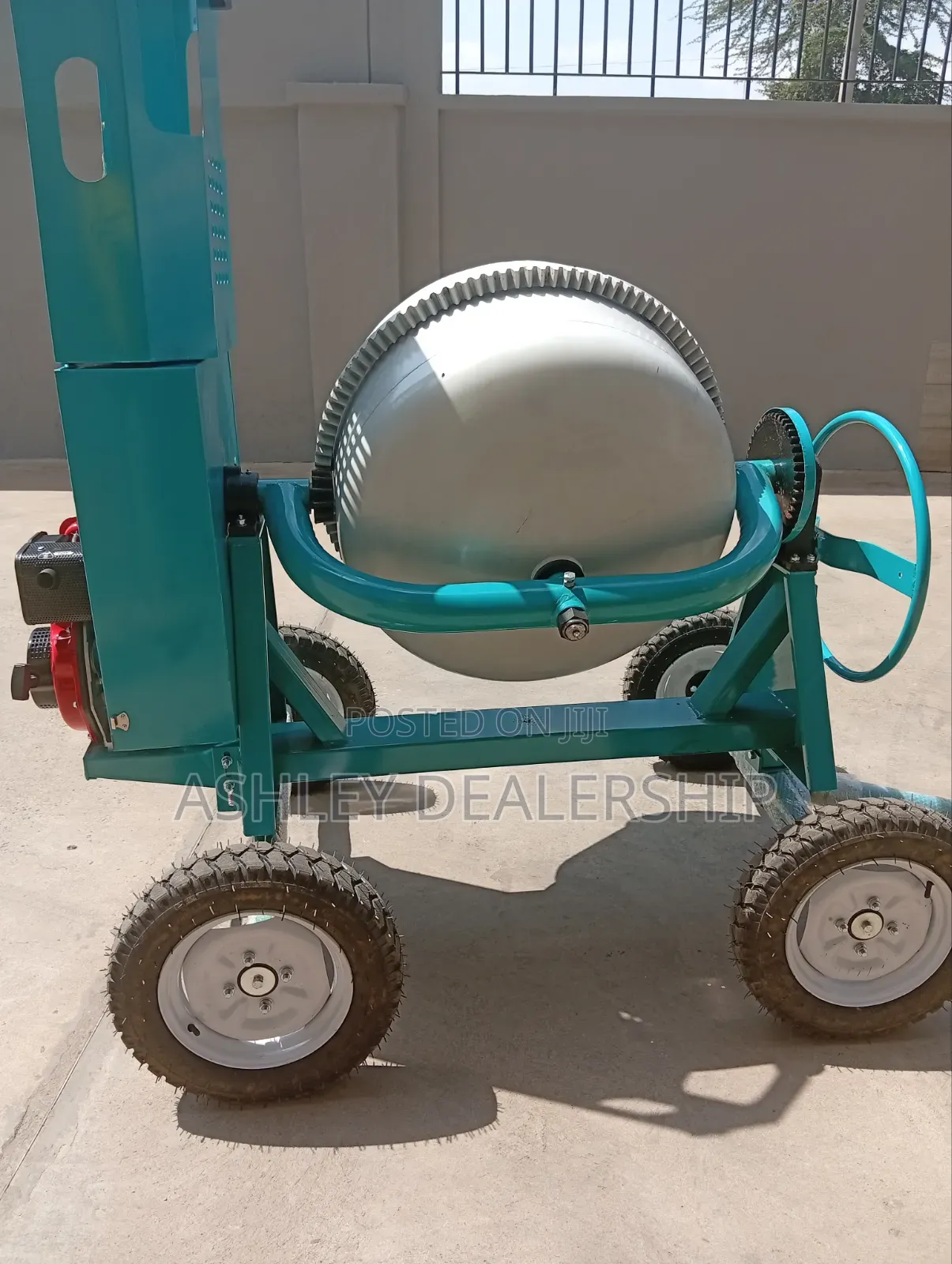 Portable 4-Wheel Site Concrete Mixer