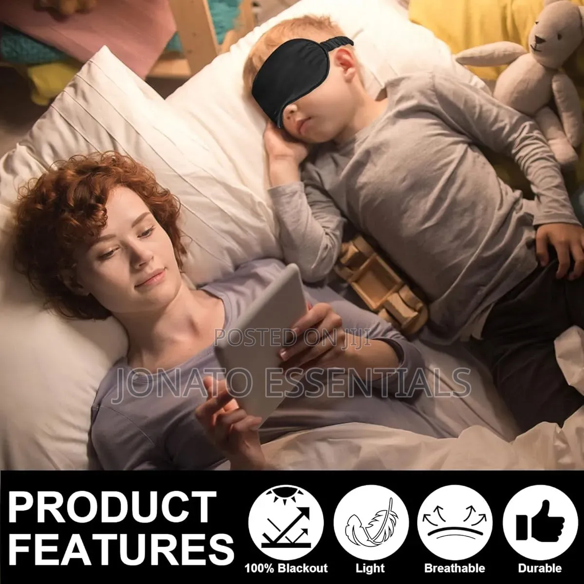 Silk Sleep Mask Pure Satin Eye Mask for Sleeping Blackout Blindfold