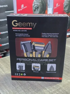 Geemy 3 in 1 Excellent Rechargeable Shaver and Trimmer Set