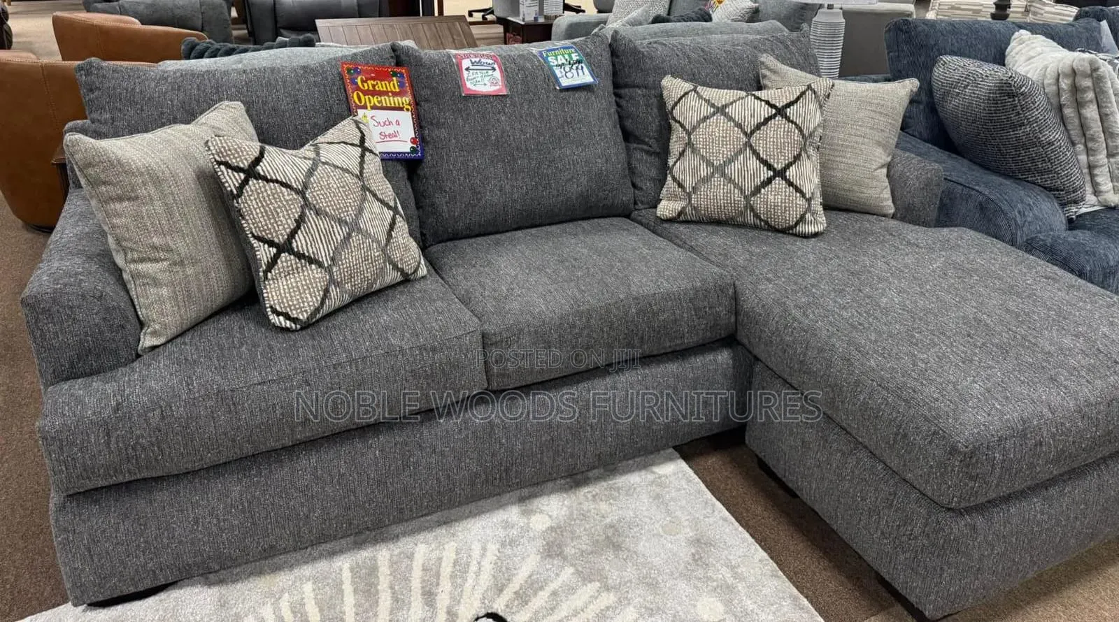 L-Shaped 4 Seater Sofa