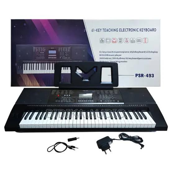 PSR-493 61-Key Teaching Electronic Keyboard - main view