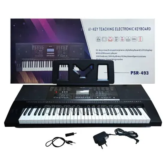 PSR-493 61-Key Teaching Electronic Keyboard