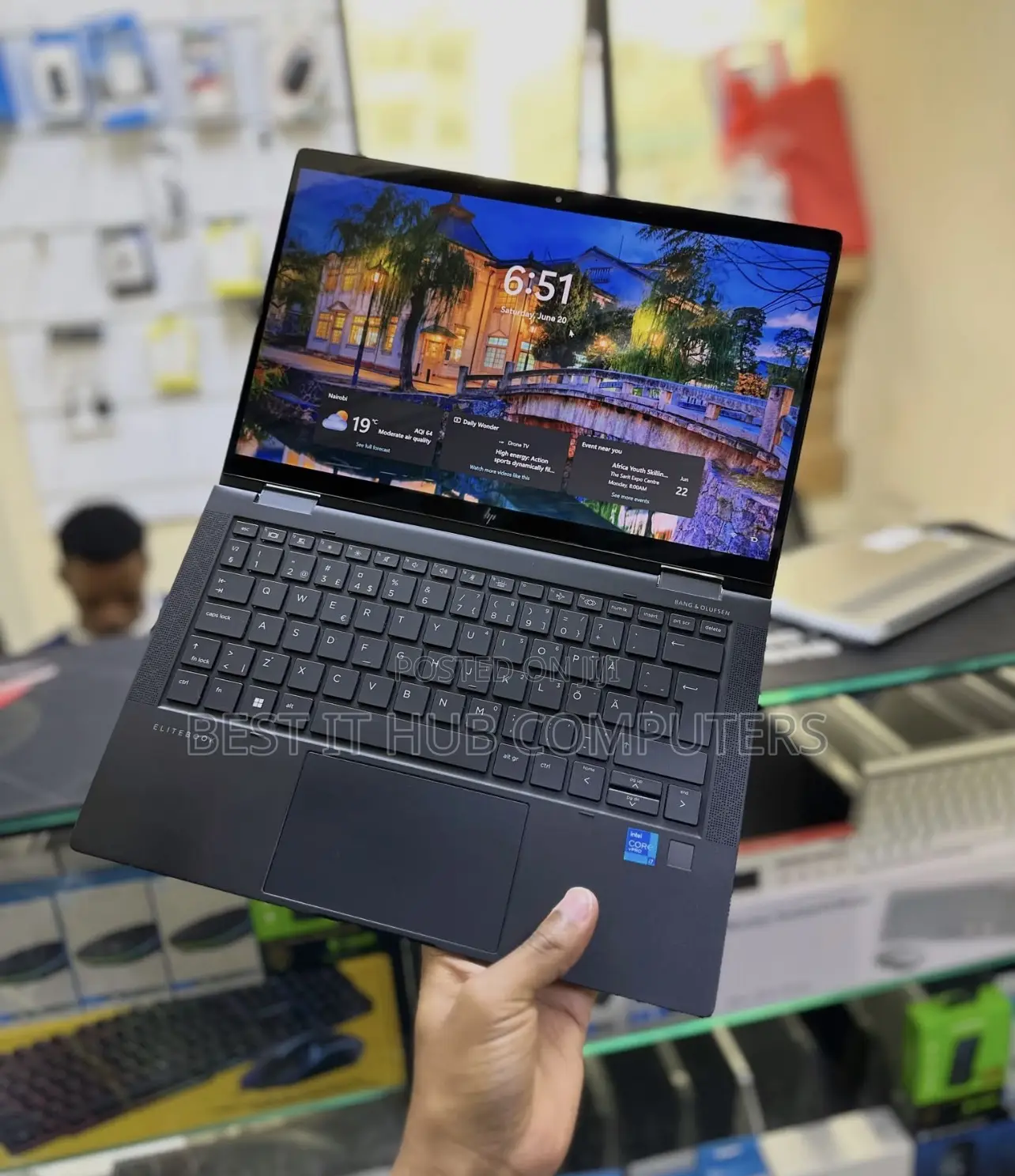 Laptop HP Elite Dragonfly x360 8th Gen 16GB Intel Core i7 SSD 512GB