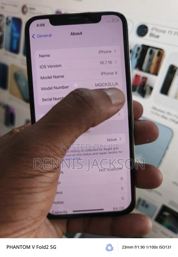 Apple iPhone X 64 GB White - thumbnail 2