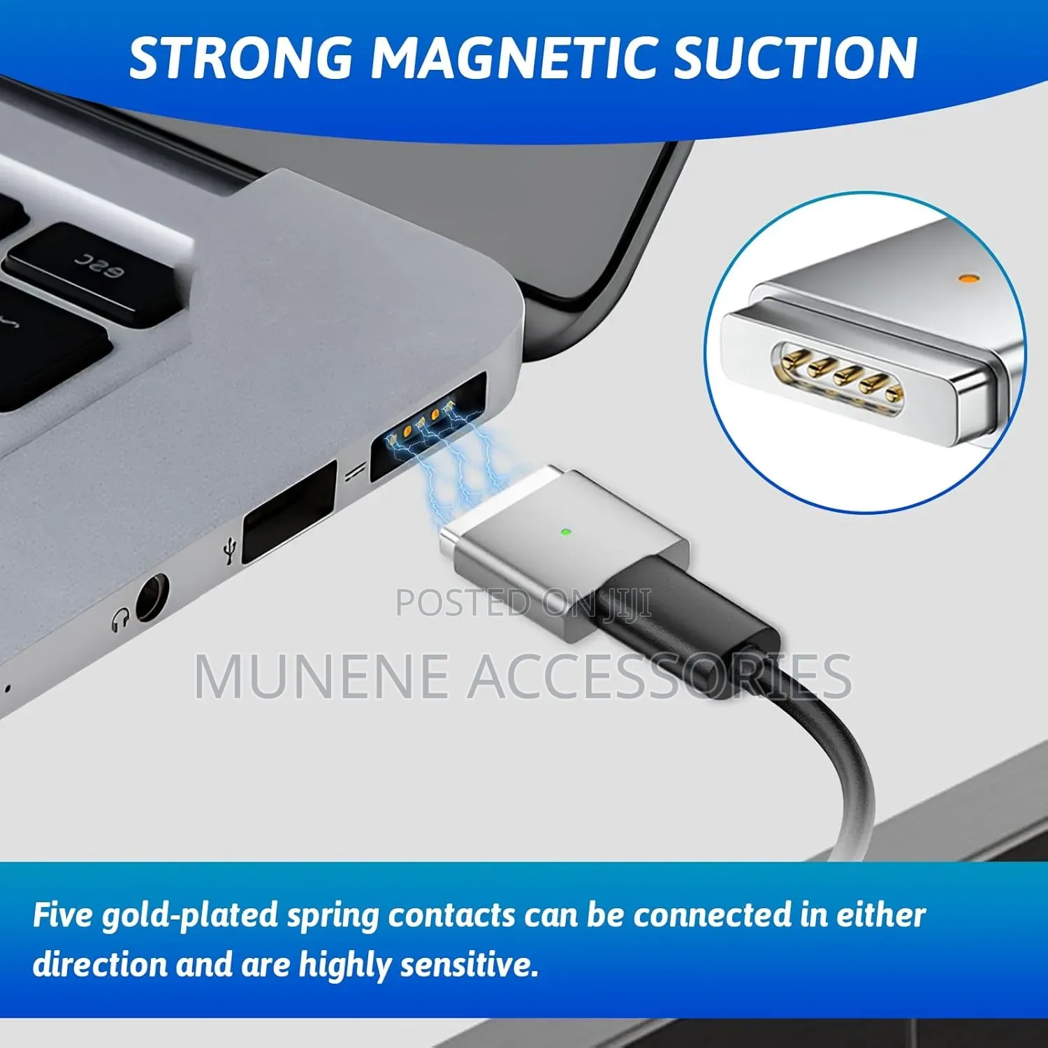 Usb C To Magnetic Adapter For Magsafe 2 Pd 100w Type C Power Converter