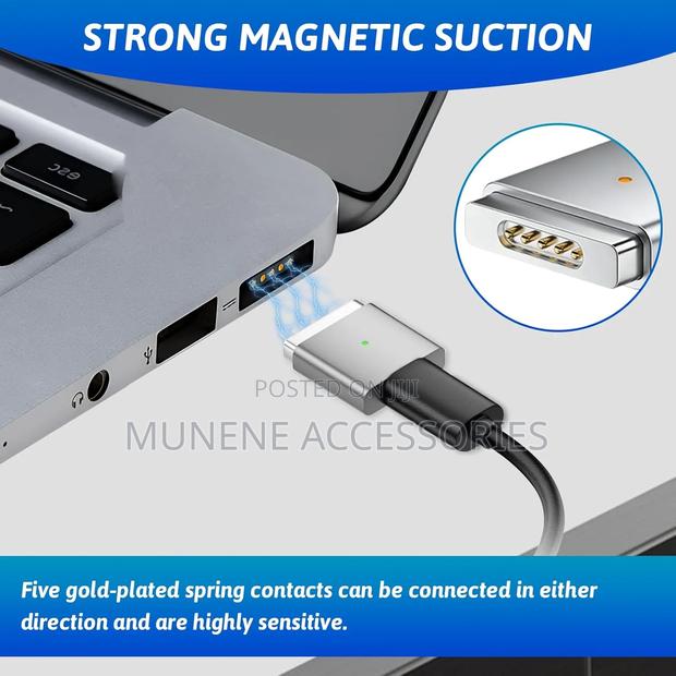 Usb C To Magnetic Adapter For Magsafe 2 Pd 100w Type C Power Converter - thumbnail 4