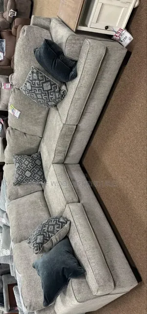 Grey 5 Seater Sofa Set