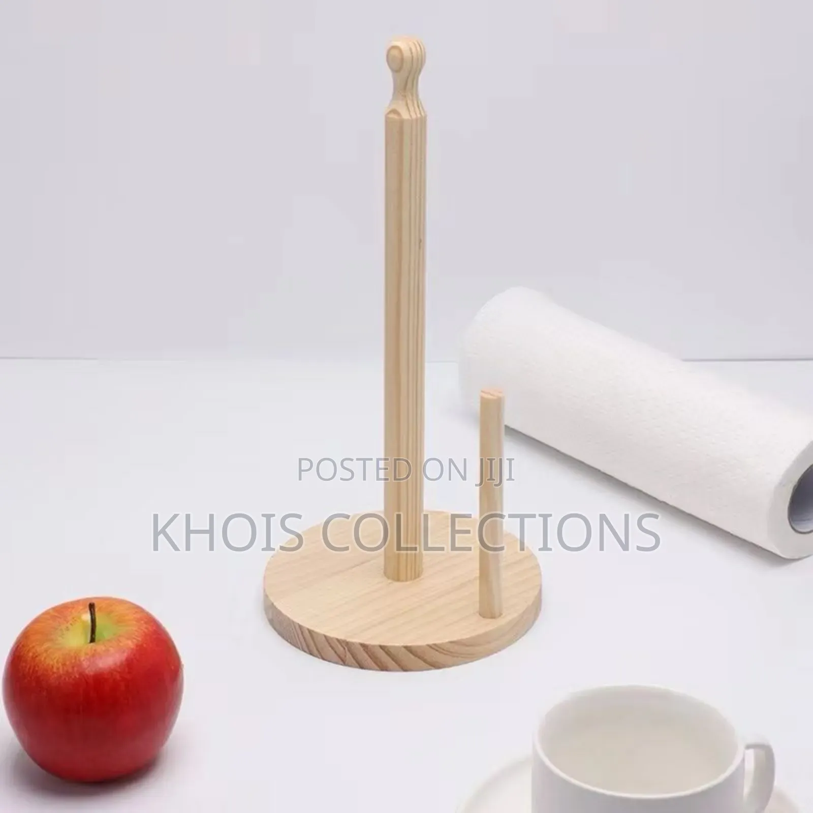Bamboo Paper Towel Holder