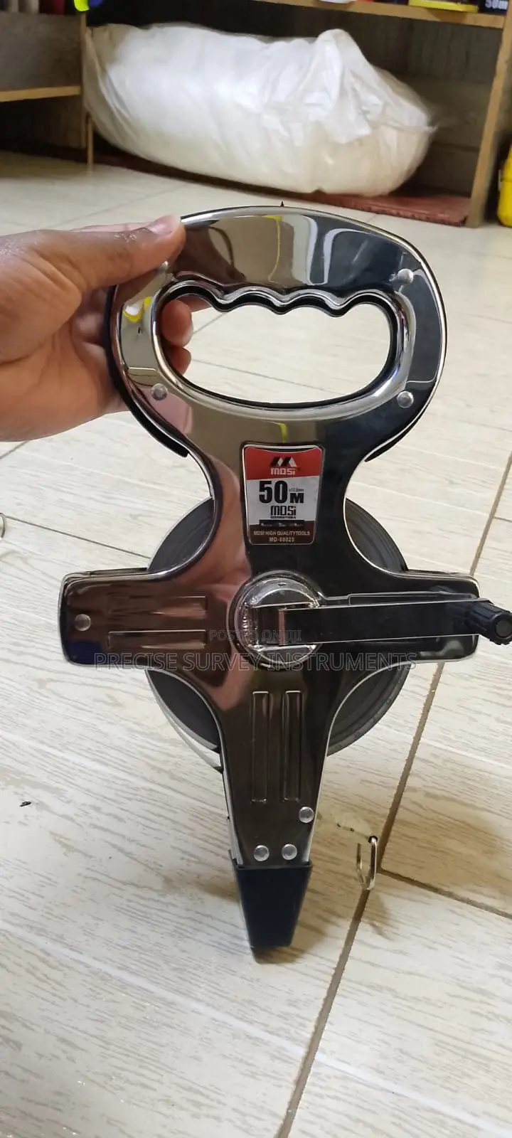 Heavy-Duty 50m Steel Measuring Tape for Construction Surveying