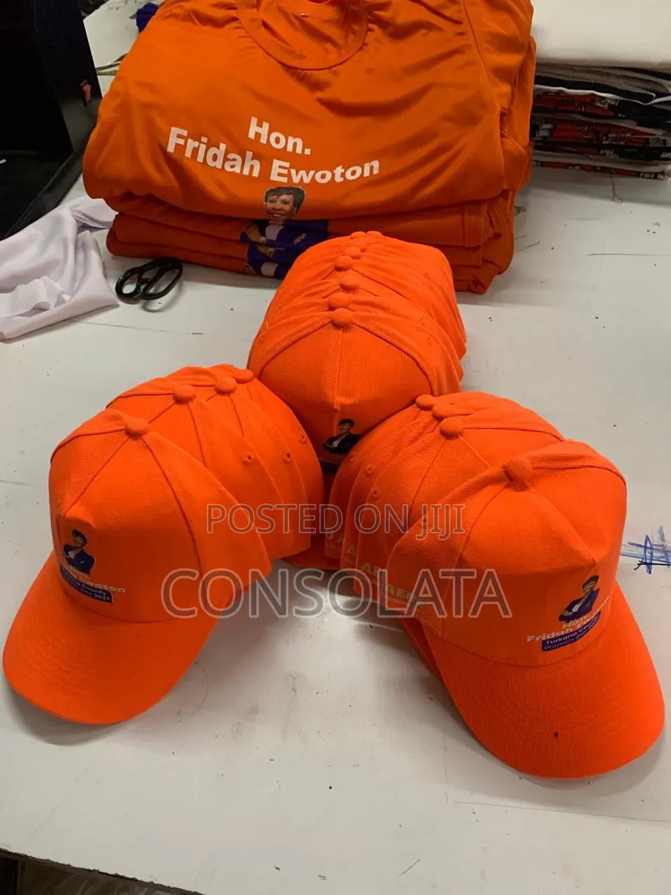 Campaign Caps and T-Shirts