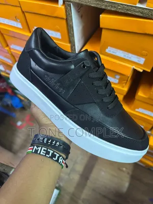 Quality Adidas Leather Casual Sneakers Black White Sole
