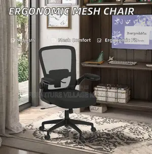 Ergonomic Mesh Bow-Shaped Chair