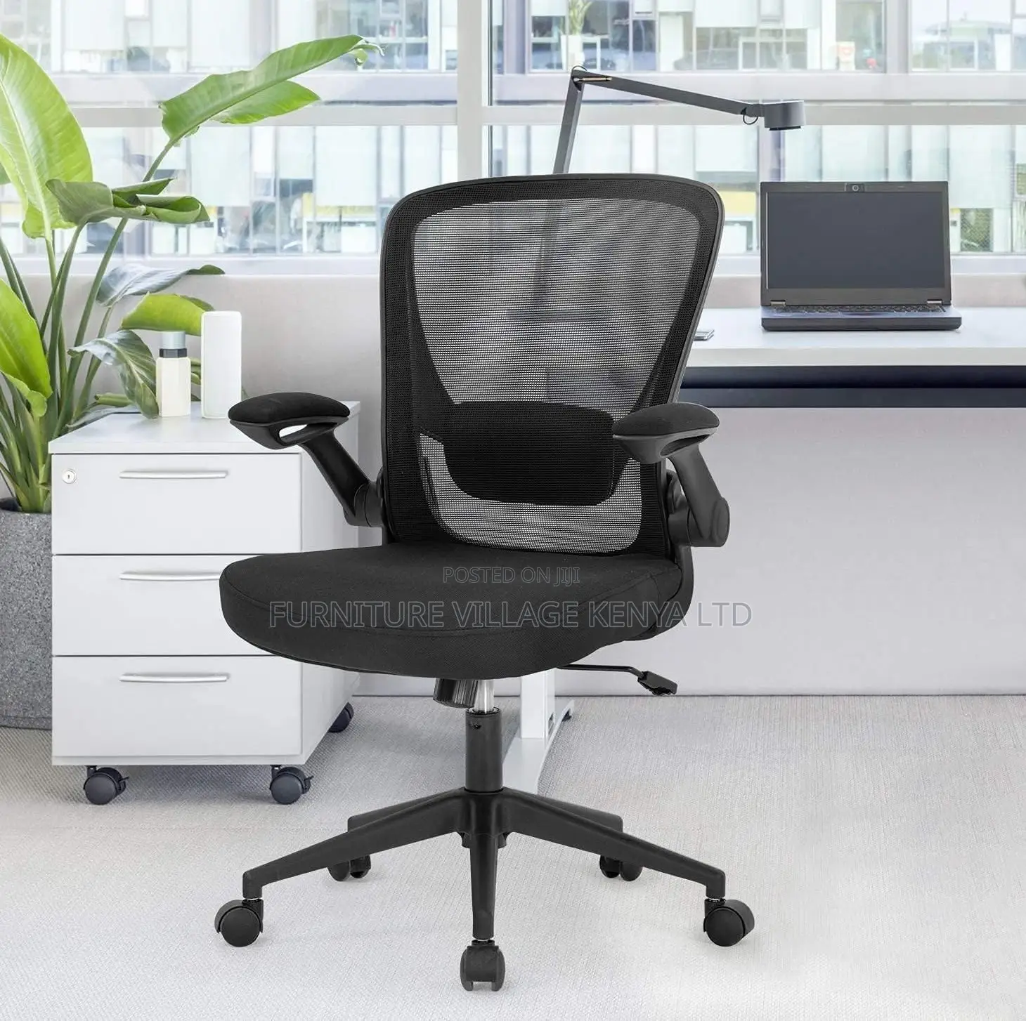 Ergonomic Mesh Bow-Shaped Chair