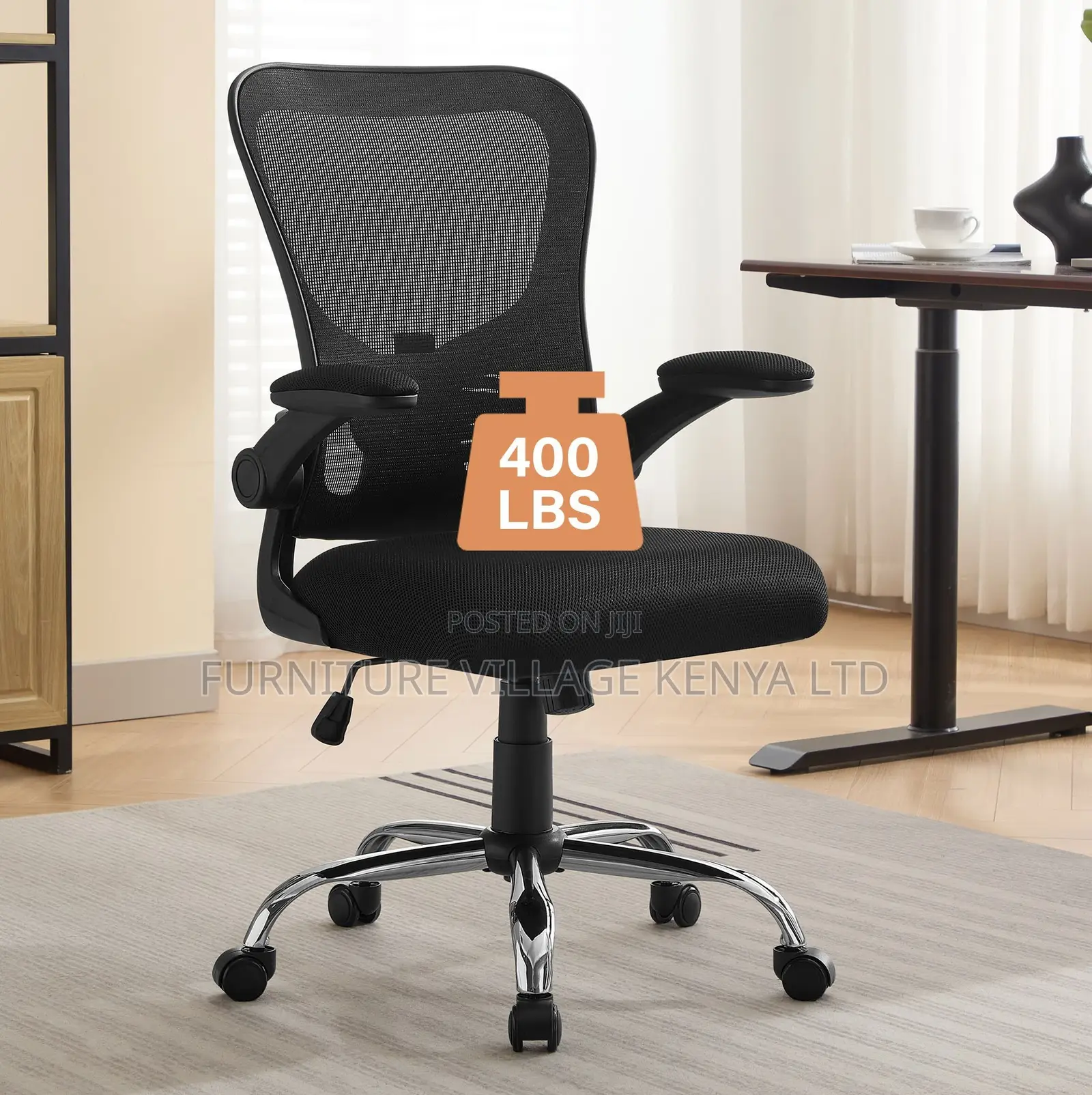 Ergonomic Mesh Bow-Shaped Chair