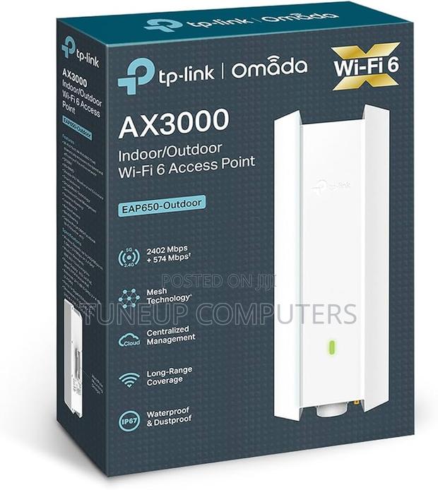 Tp-Link Ax3000 Indoor/Outdoor Wi-Fi 6 Access Point