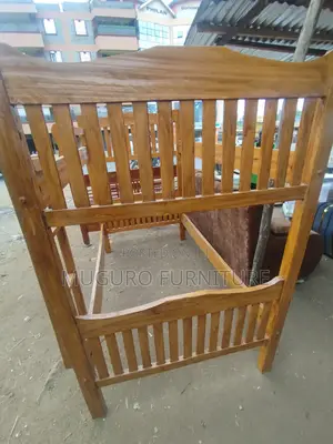 Brown Double Decker Bunk Bed