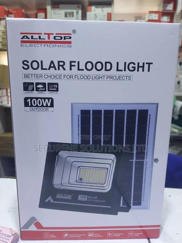 Alltop 100w Solar Flood Light