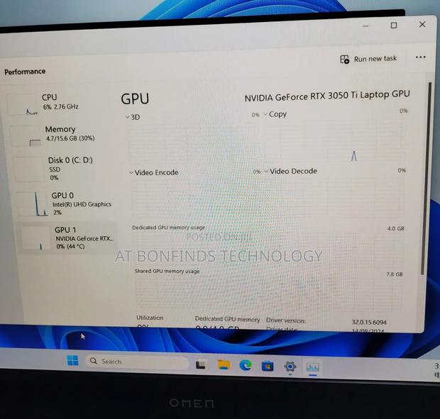 Laptop HP Omen 16 16GB Intel Core i7 SSD 512GB - thumbnail 3