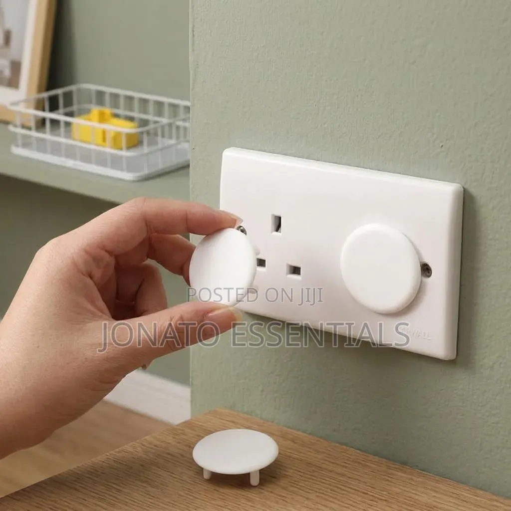 Baby Safety Electric Socket Covers 5pcs Set - Wall Plug Guards