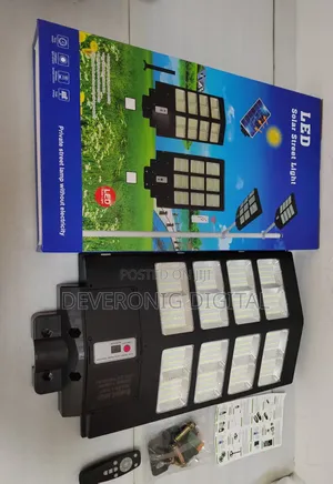 *2000w Solar Street Light + Pole*= * All Weather Solar Panel