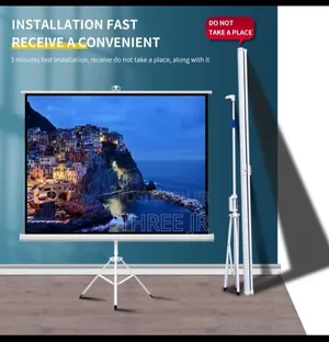 Tripod White Matt Projection Screen for Sale Large Stocks