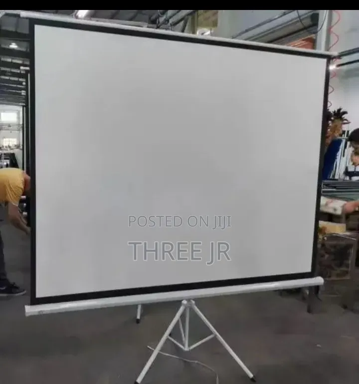 Tripod White Matt Projection Screen for Sale Large Stocks