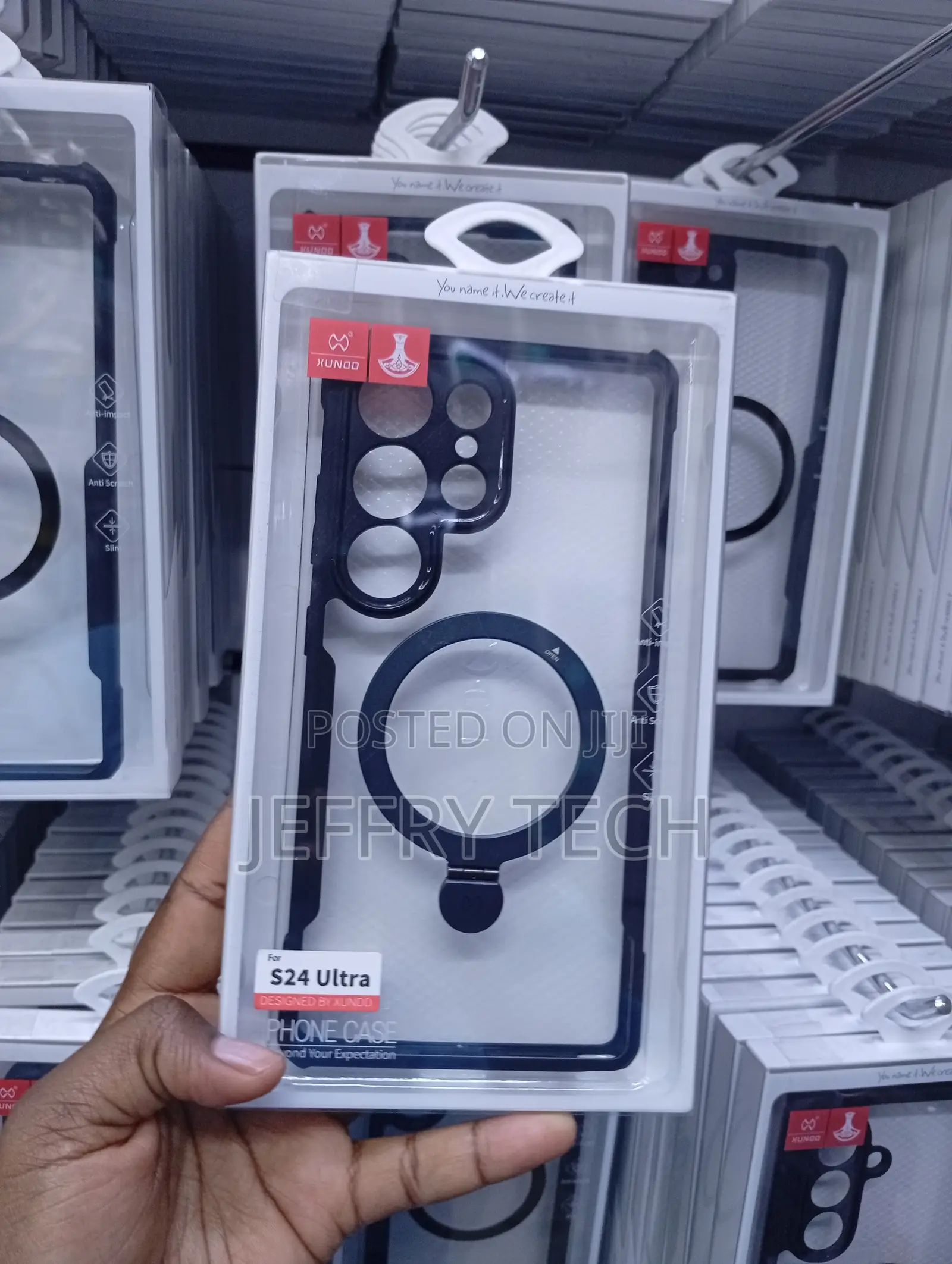 Samsung Galaxy S24 Ultra With Innovative Built-in Magsafe Ring Case