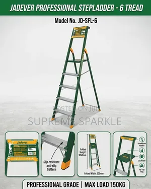 Jadever Professional Step-Ladder.(5 Step Ladder)