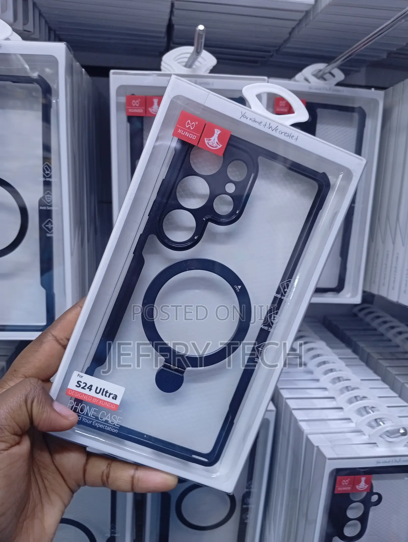 Samsung Galaxy S24 Ultra With Innovative Built-in Magsafe Ring Case
