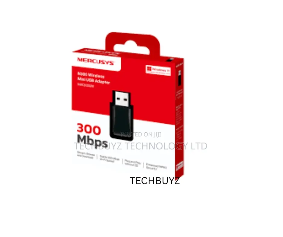 Mercusys N300 Wireless Mini Usb Adapter-Mw300um