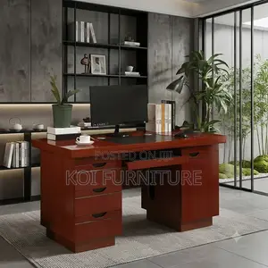 Office Desk; 1.2 Meters Exceutive Mahogany Professional Look Desk
