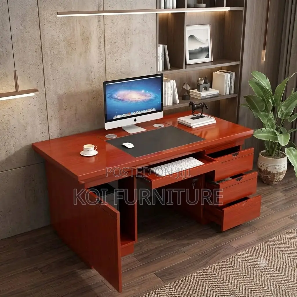Office Desk; 1.2 Meters Exceutive Mahogany Professional Look Desk