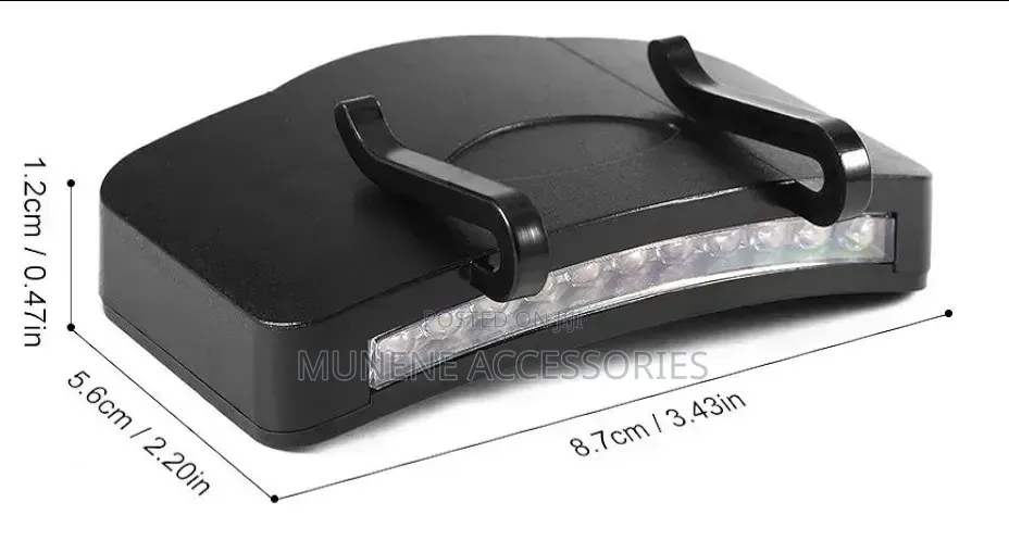Hat Clip Rechargeable Light Lamp/ Cap Light Torch Head Lamp, 11 Led,