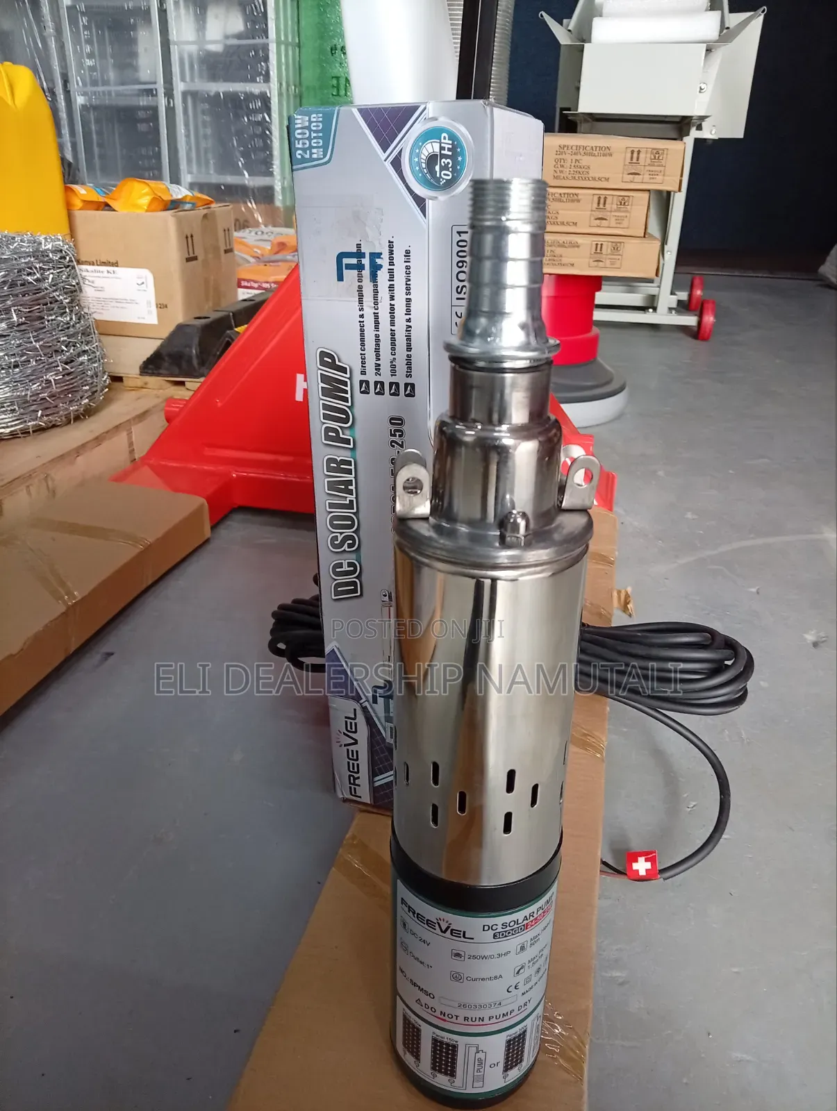 Freevel Stainless Steel Dc Solar Pump/Ideal for Boreholes Water Tanks